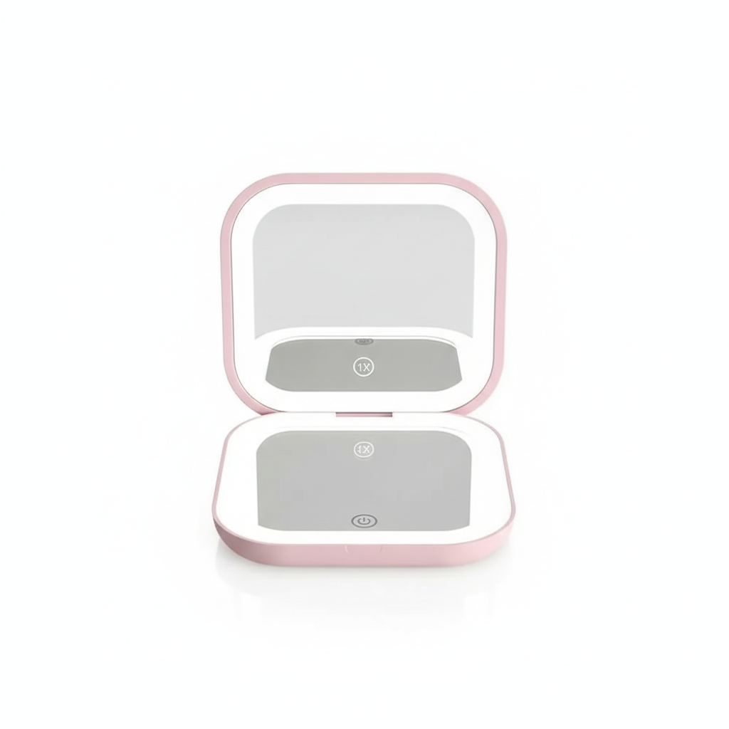 Miroir LED de Poche Rechargeable