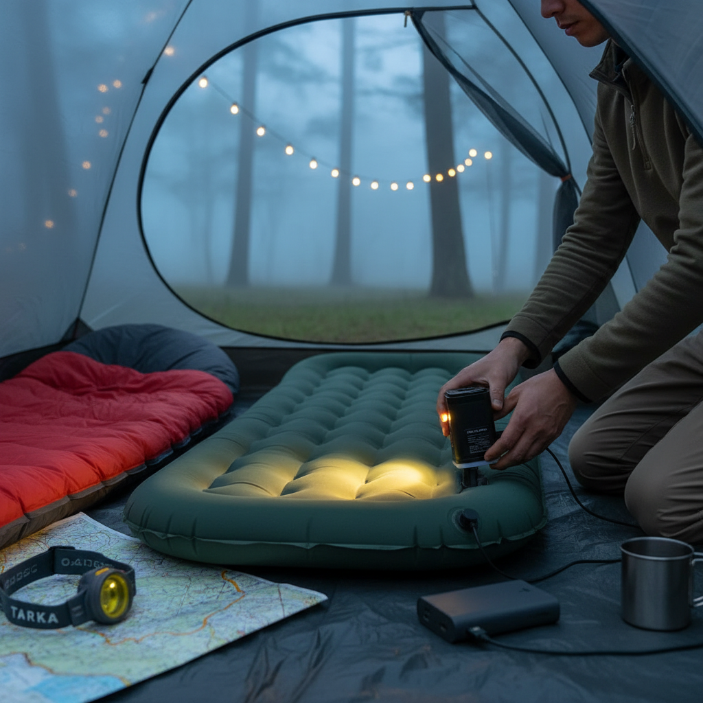 Pompe 2-en-1 TARKA Camping