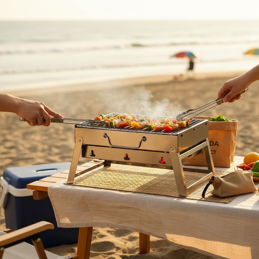 Mini BBQ Portable Inox