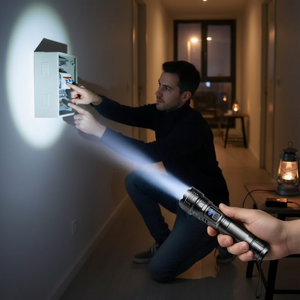 Torche LED 2000LM Rechargeable